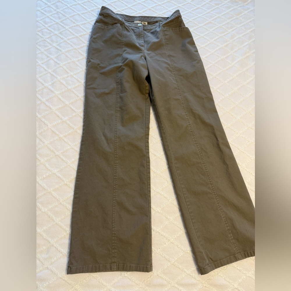 LL Bean wide leg pants size 12 tall